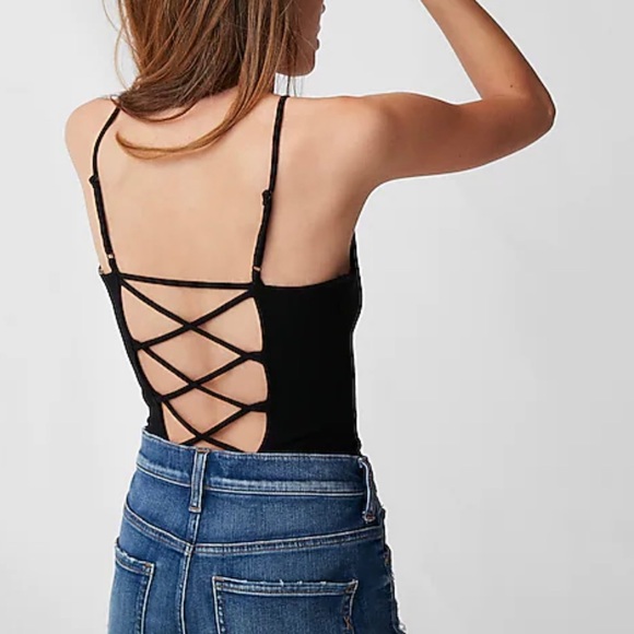 Express one eleven strap bodysuit - Picture 2 of 5